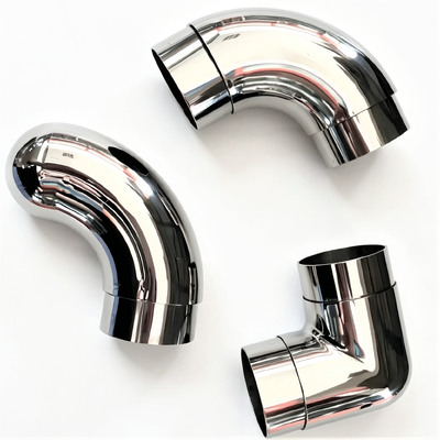গুণ  SS304 SS316 Stainless Steel Stair Handrail Elbow Connector কারখানা