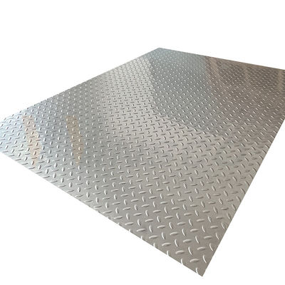 20mm-1250mm এমবসড স্টেইনলেস স্টিল শীট 2b সারফেস রাইস গ্রেইন শেপ অ্যান্টি স্লিপ প্লেট