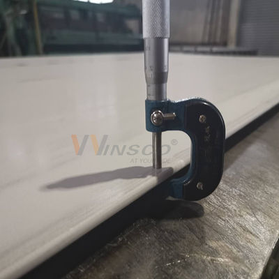 নং 1 সমাপ্ত 1220mmx4000mm স্টেইনলেস স্টীল প্লেট গরম ঘূর্ণিত