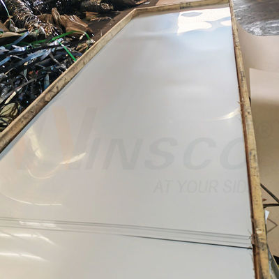 উইন্সকোমেটাল 4Ftx8ft 0.6mm পুরু 201 গ্রেড ইনক্স ধাতু শীট 1220mmx2440mm স্টেইনলেস স্টীল 2B মিল সমাপ্ত প্লেট