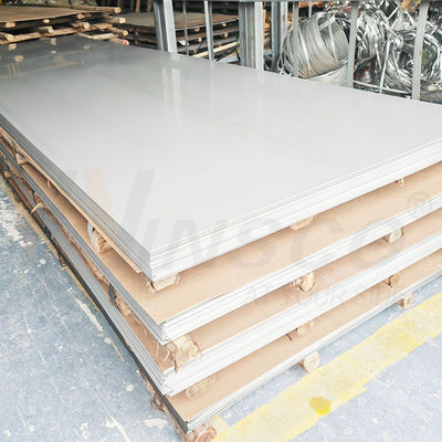 C304 304L কোল্ডওয়ে মিল এজ স্টেইনলেস স্টিল শীট 1250mmx2500mmx0.6mm আকার 2B সমাপ্ত