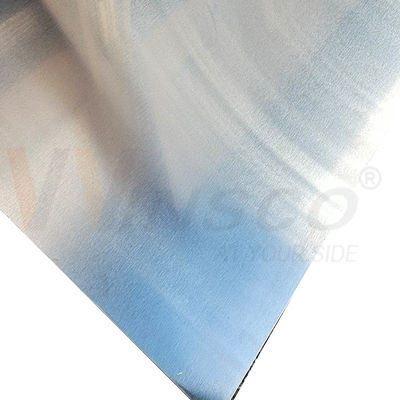 1250mmx2500mm স্ট্রং Wxport প্যাকেজ মিল এজ স্টেইনলেস স্টীল নং 4 স্যাটিন ব্রাশযুক্ত ফিনিস শীট 316 গ্রেড