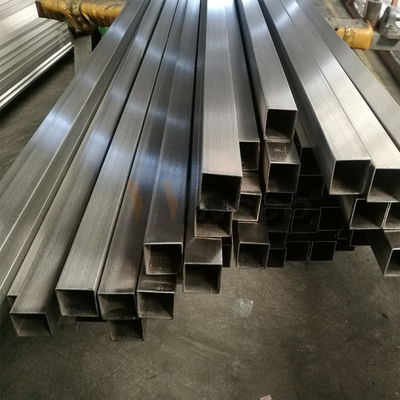 SUS 201 304 316 20mmx20mm আকার স্টেইনলেস স্টীল বর্গক্ষেত্র পাইপ 0.6mm-2.0mm দেয়াল পুরু ইনক্স টিউব আয়না সাটিন পৃষ্ঠ