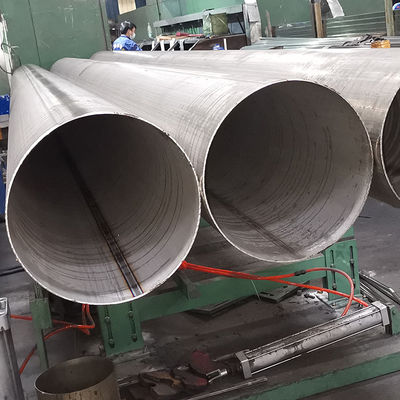 উচ্চ তাপমাত্রা প্রতিরোধের 159mm অ নক্স welded টিউব AISI201 304 316 বড় ব্যাসার্ধ বৃত্তাকার স্টেইনলেস স্টীল পুরু দেয়াল পাইপ