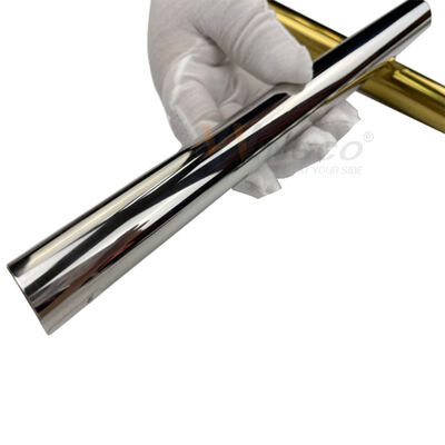 35mm ব্যাসার্ধ স্টেইনলেস স্টীল গোলাকার পাইপ 0.4-3.0mm প্রাচীর বেধ এবং আয়না সাটিন ফিনিস সঙ্গে